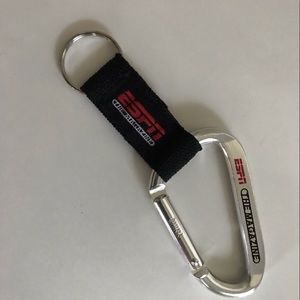 NWOT ESPN Keychain Carabiner